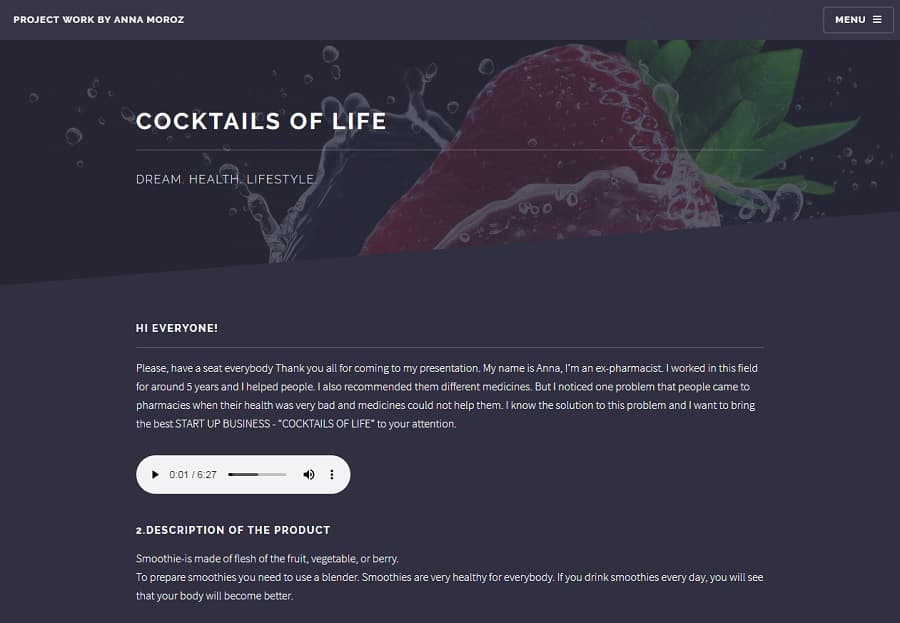 COCKTAILS OF LIFE